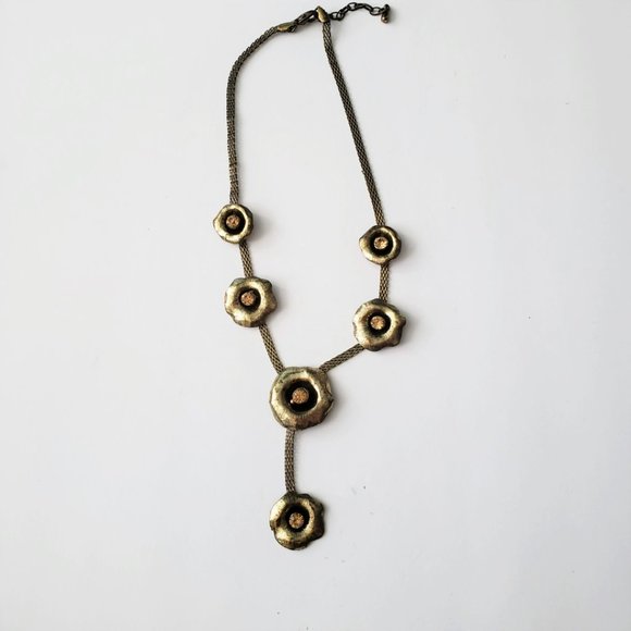 VTG Floral Statement Necklace - Picture 1 of 10